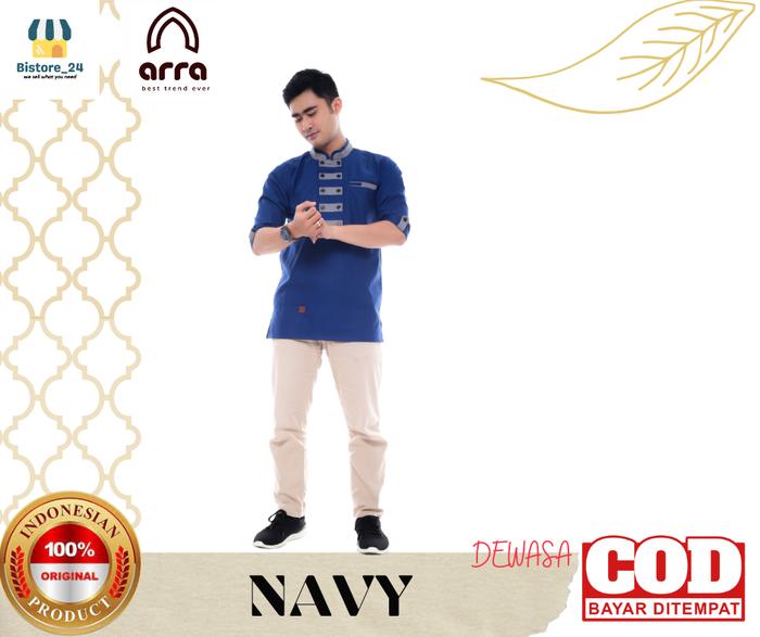 Gambar Baju Koko Muslim Laki Laki Couple Aliyar Lengan Panjang - Anak Pria - AYAH BIRU, L dari BISTORE_24 undefined Tokopedia