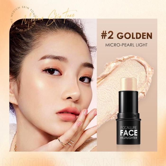 Gambar Focallure Highlighter & Coutour Stick ( & 100% Ori ) - #02 dari HilleryOctamall undefined Tokopedia
