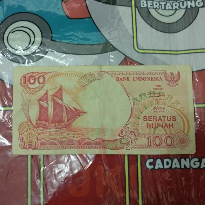 Gambar Uang Kertas Lama Indonesia Rp. 100 Seratus Rupiah UMS246892 - UMS246892 dari TokoJuki undefined Tokopedia