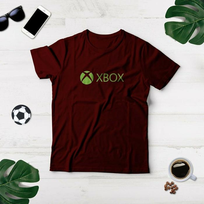 Gambar KAOS SABLON PREMIUM XBOX LOGO T-SHIRT GAMING CONSOLE GAME BAJU DISTRO - Cokelat, XXL dari Store Media undefined Tokopedia