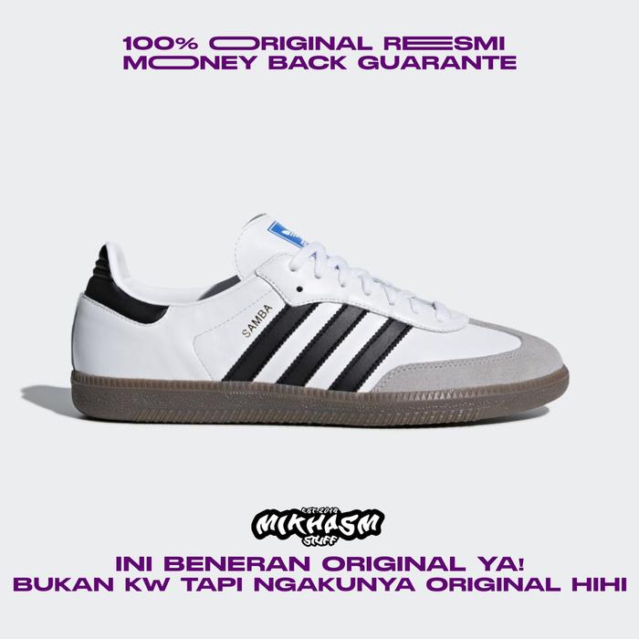Gambar Adidas Samba OG White Gum Core Black Original Resmi Store Indonesia - 36 s/d 40,5 ASK dari Mikhasm Stuff undefined Tokopedia