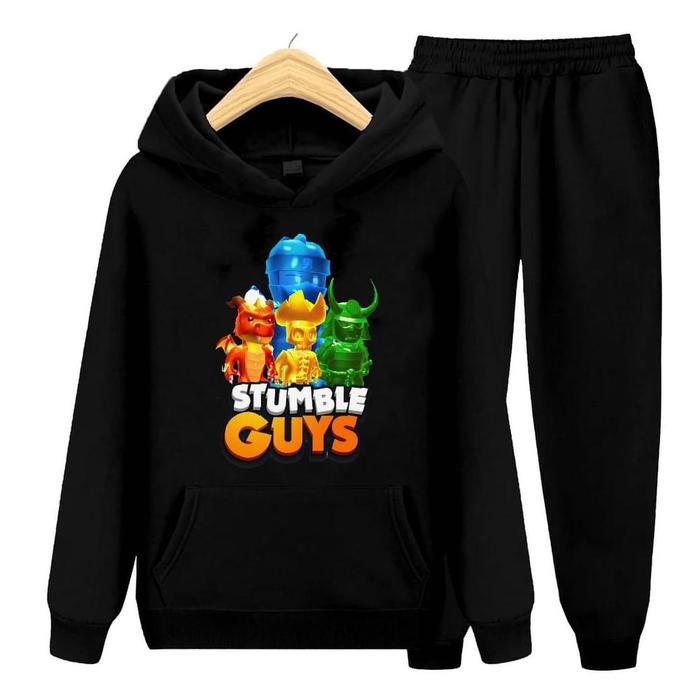 Gambar Setelan Sweater Hoodie Anak Stumble Guys Skin Size XS,S,M,XL - Hitam, XS dari Dream_Catcher. undefined Tokopedia