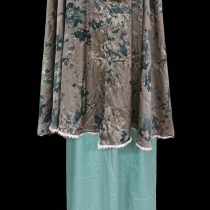 Gambar Mukena Silk Premium 2 in 1 - Merah dari Zaffina undefined 4 Tokopedia