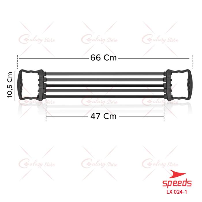 Gambar SPEEDS Adjsutable Rubber Chest Expander Alat Karet Olahraga Fitness Tarik Tali Elastis Outdoor Gym 024-1 - 024-1 Hitam dari Calary Toys undefined Tokopedia