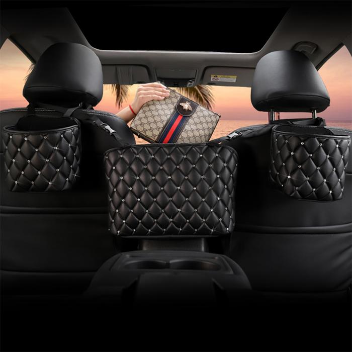 Gambar Tas jok Gantung Mobil multifungsi Middle Box Seat Hanger Organizer - Hitam dari TAKTIKMARKET undefined Tokopedia