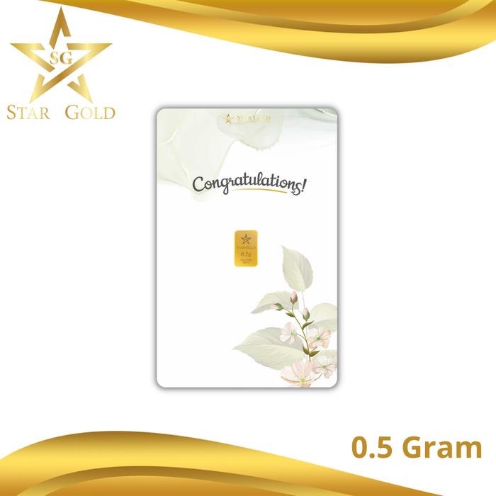 Gambar Logam Mulia StarGold Gift Series - Congratulation Series 01 - 0.5 Gram dari Stargoldmkb undefined Tokopedia