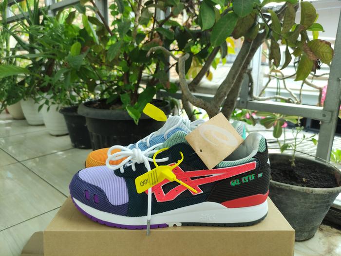 Sean Wotherspoon x atmos x ASICS GEL-Lyte III 100% Original 36