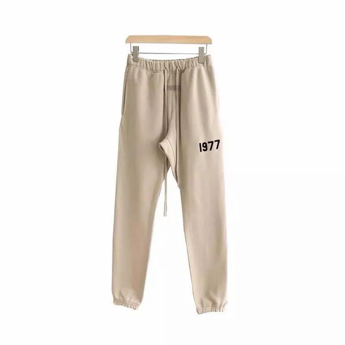 Gambar FOG Essentials Fear Of God Jogger Pants Mirror Celana Joger Unisex - Khaki, S dari Inki house undefined Tokopedia