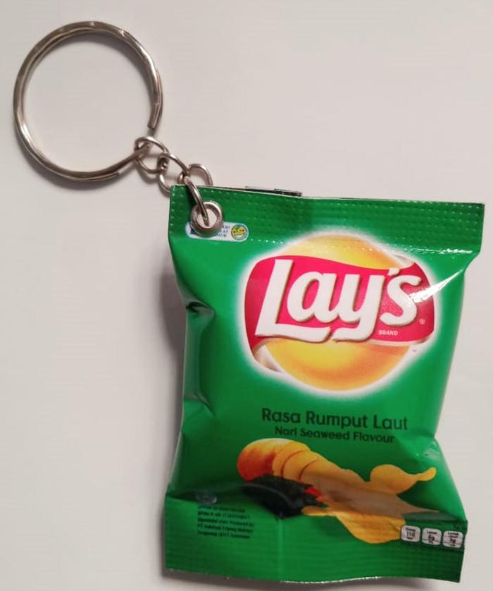 Gambar Gantungan Kunci / GANCI UNIK Miniatur Snack / Makanan Ringan - LAYS HIJAU dari Davlyn Shop undefined Tokopedia