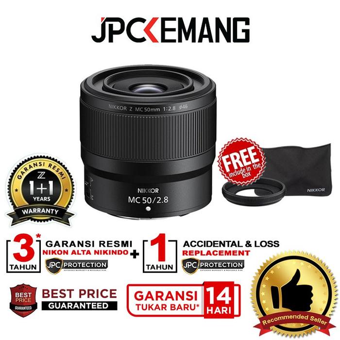 Gambar Nikon Z MC 50mm f2.8 NIKKOR Z MC 50mm f/2.8 Macro Garansi Resmi - StandardPackage dari JPC Kemang undefined Tokopedia