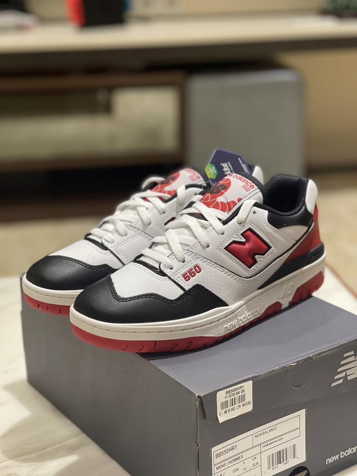 New Balance 550 Black Red White Us 85 Eur 42