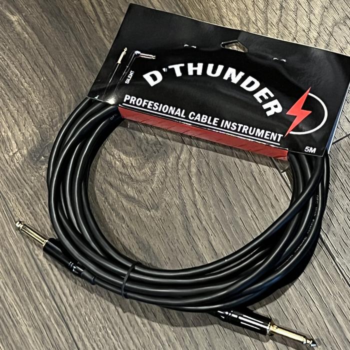 Jual Thunder Professional Instrument Cable straight with Silent Plug 5m ...