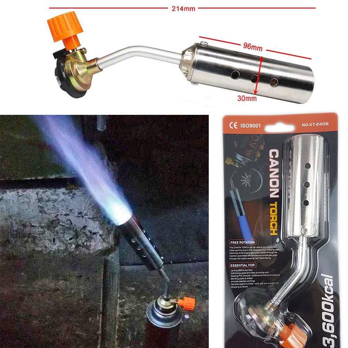 Gambar Penyembur Api Tabung Gas Butane Cooking Welding BBQ Flame Metal Torch - Brazing Torch dari Bela Buscent Online Shop undefined 5 Tokopedia