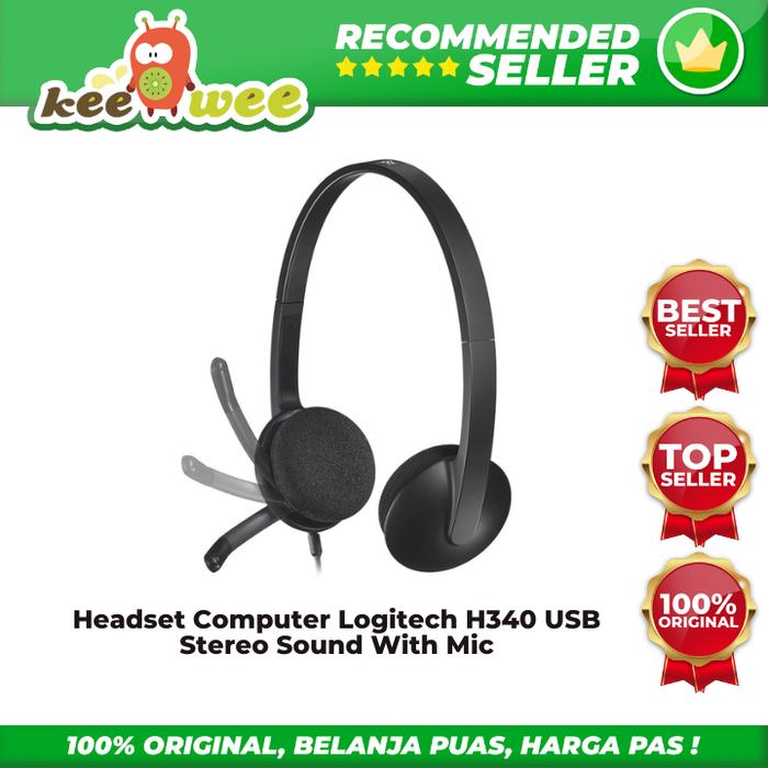 Microphone Logitech H340 Usb Computer Headset Logitech H340 Wired