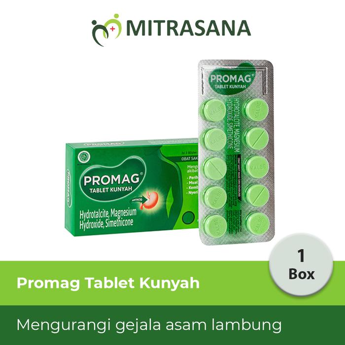 Gambar Promag Tablet 1 Box dari Mitrasana undefined Tokopedia