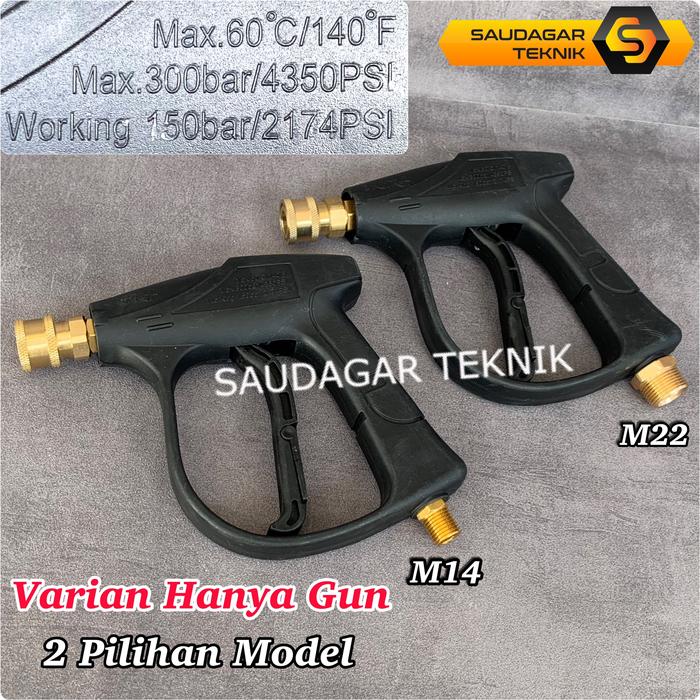 Gambar Gun Jet Cleaner Quick Release Mesin Steam Cuci Ac Mobil Motor Foam Lance Nozzle Set Quick Coupler Foam Gun High Pressure Drat M14 M22 Support Lakoni Laguna 70 Daytona 100 - HANYA GUN, M14 dari Saudagar Teknik undefined Tokopedia