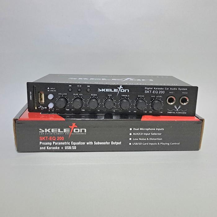 Gambar Parametric Preamp Equalizer Karaoke USB SD Card Skeleton EQ200 - EQ200 ONLY dari TAKA Shp undefined Tokopedia