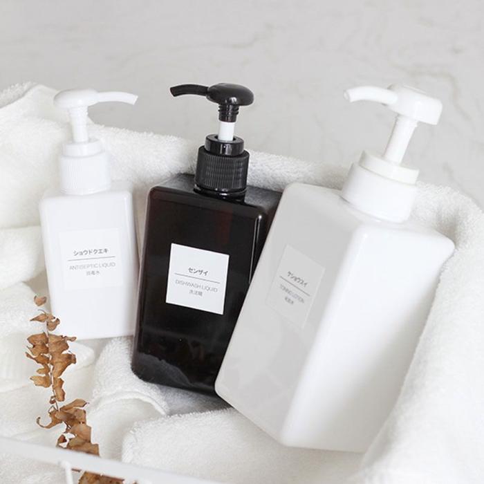 Gambar Botol Tempat Sabun Shampoo Cair Pump Elegan Transparan Kamar Mandi - Putih, 150 ml dari MurahLogi undefined Tokopedia