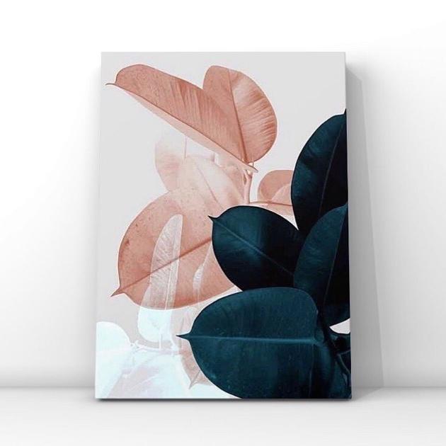 Gambar Hiasan Dinding Bunga Wall Decor Art Leaf Dekorasi Rumah Minimalis - Leaf1, Standar dari walldecorbdg undefined Tokopedia