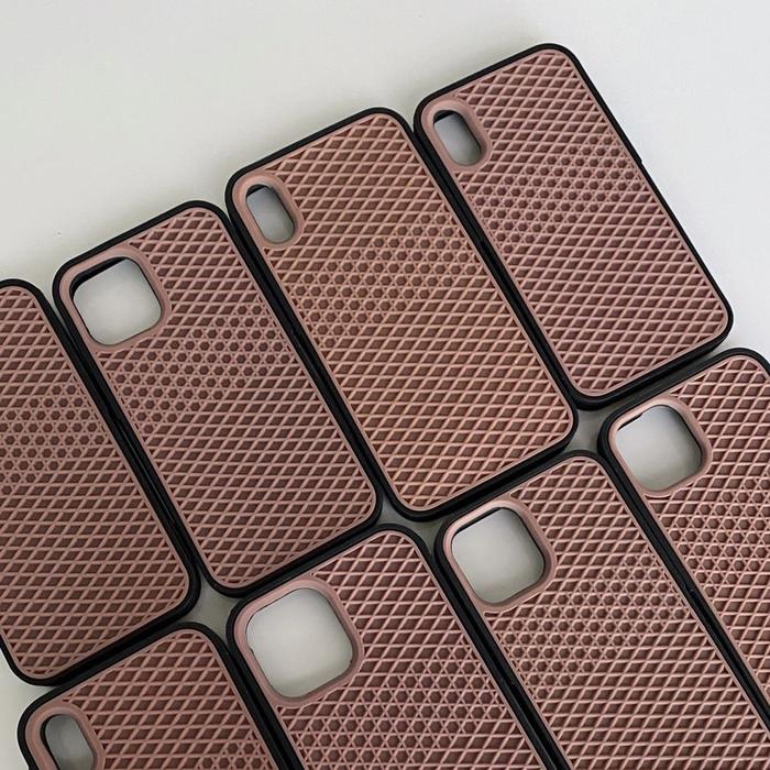 Gambar Case iPhone Custom Waffle Vans - Black / Brown, X / XS dari dstorein.id_NEW undefined Tokopedia