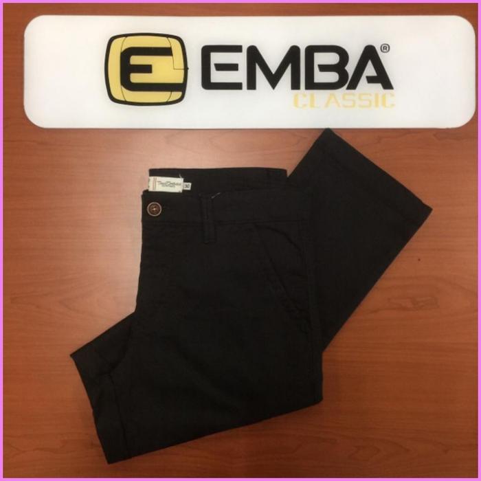 Gambar Emba Jeans Chinos reguler / Celana Emba Original Pria / Ramayana cibit - black, ukuran 34 dari developmentbumi undefined Tokopedia
