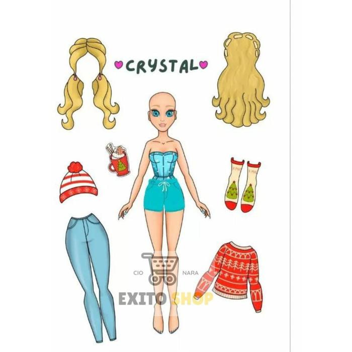 Gambar paper doll/ boneka kertas/ bp bpan / mainan jadul - A4 - non laminating, abby dari Cionara Exito Shop undefined Tokopedia