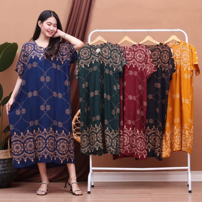 Gambar DASTER JUMBO BLASTER VIRAL KEKINIAN BUSUI BUMIL PANJANG SELUTUT XXL - DJ MEGUMI, All Size dari Sofiaa Boutique undefined Tokopedia