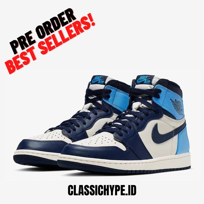 AIR JORDAN HIGH OBSIDIAN BLUE 44 di Classichype Tokopedia
