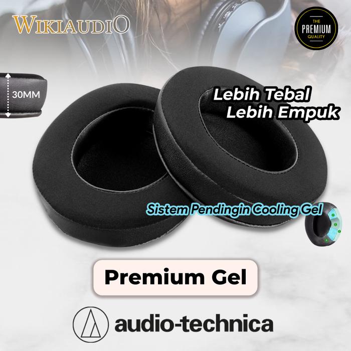 Cuscinetti Nullmini adatti per cuffie Audio-Technica ATH-M50x, M50xBT, M40x, M30x, M20x, MSR7 Cuscinetti di ricambio per cuffie  44