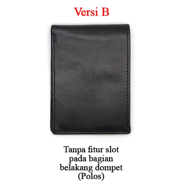 Gambar Dompet Kulit Pria Tipis Mini Slim Wallet (Kulit Sapi Asli) - Versi B dari simplipro undefined Tokopedia