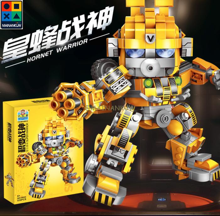 Gambar NANO BLOK Susun TRANSFORMER Series MAINAN ANAK BRICKS Edukasi koleksi - Bumblebee dari MAINANKUW undefined Tokopedia