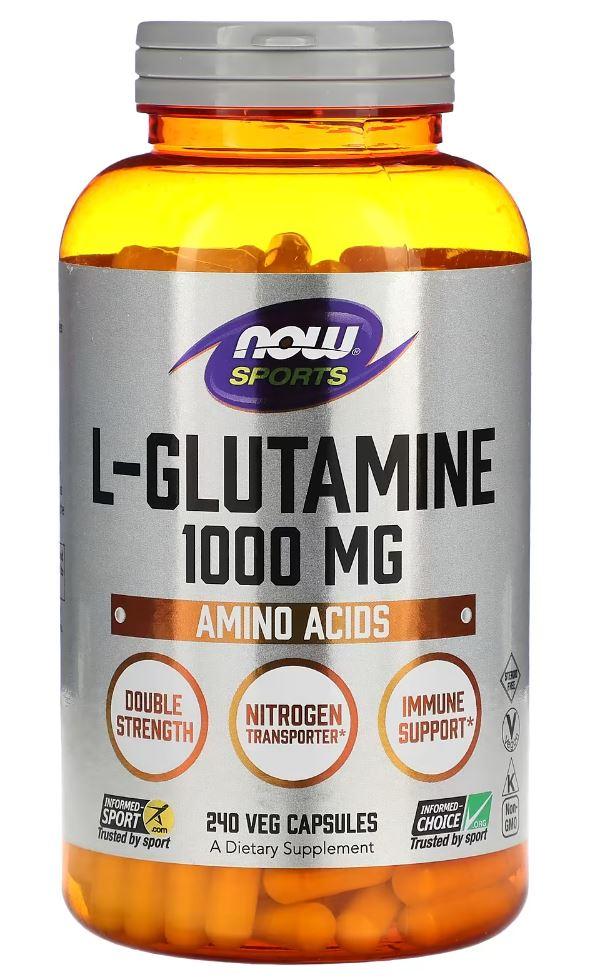 Gambar Now Foods L-Glutamine Double Strength 1000 mg 120 Caps fitnes glutamin USA - 240 caps dari Bandoengbandoeng undefined Tokopedia