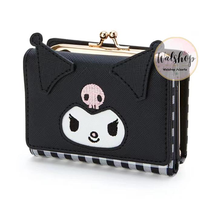 Gambar Dompet Pendek Premium Sanrio Kuromi Melody Cinnamoroll Purin - DP001 - Kuromi dari Walshop_NEW undefined Tokopedia