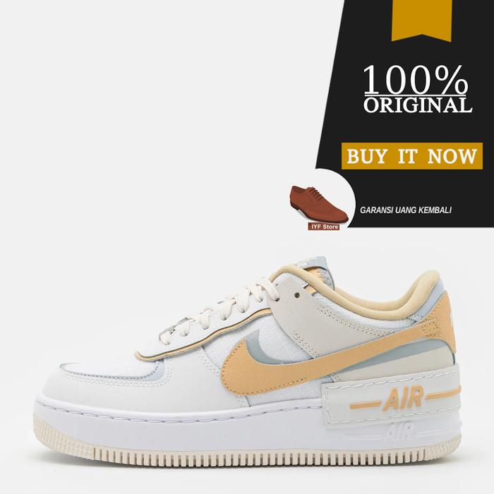 Jual DV7449-100 Sepatu Nike Air Force 1 Shadow - Summit White 