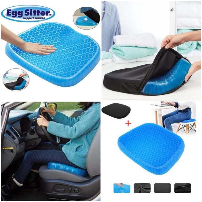 Bantalan Jok Mobil Duduk Silikon Egg Sitter Bantal Kursi Super Pad Seat Car  di Rkclothink01 Tokopedia
