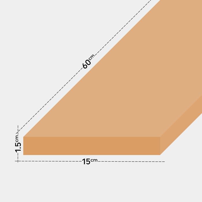 Gambar Papan Kayu Jati Putih/Gmelina Ukuran 1.5 x 15 - 60cm dari nikaidou_NEW undefined Tokopedia