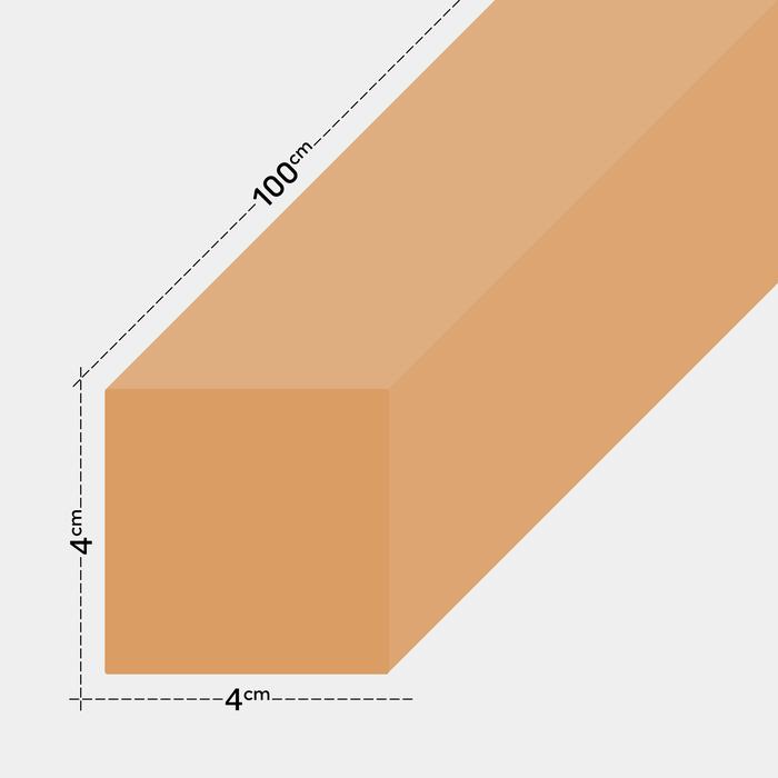 Gambar Kayu Jati Murni Ukuran Kaso/Usuk Panjang 100cm - 4x4 dari nikaidou_NEW undefined Tokopedia
