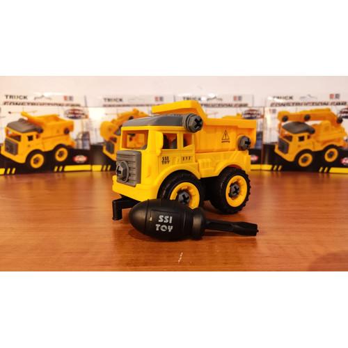 Gambar Mainan Edukasi Anak Mobil Konstruksi Bongkar Pasang - TRUCK dari Ciustoys undefined Tokopedia