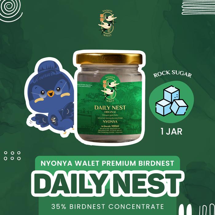 Gambar BIRD NEST SARANG BURUNG WALET ASLI PREMIUM 100% NYONYA WALET (35%) - Ori Sugar dari Nyonya Walet Jambi undefined Tokopedia