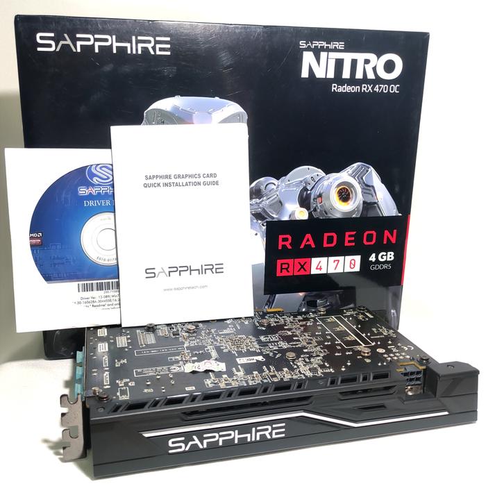 Nitro+ Radeon Vga Sapphire Rx 470 Nitro 4gb Sapphire Nitro+ Rx 470