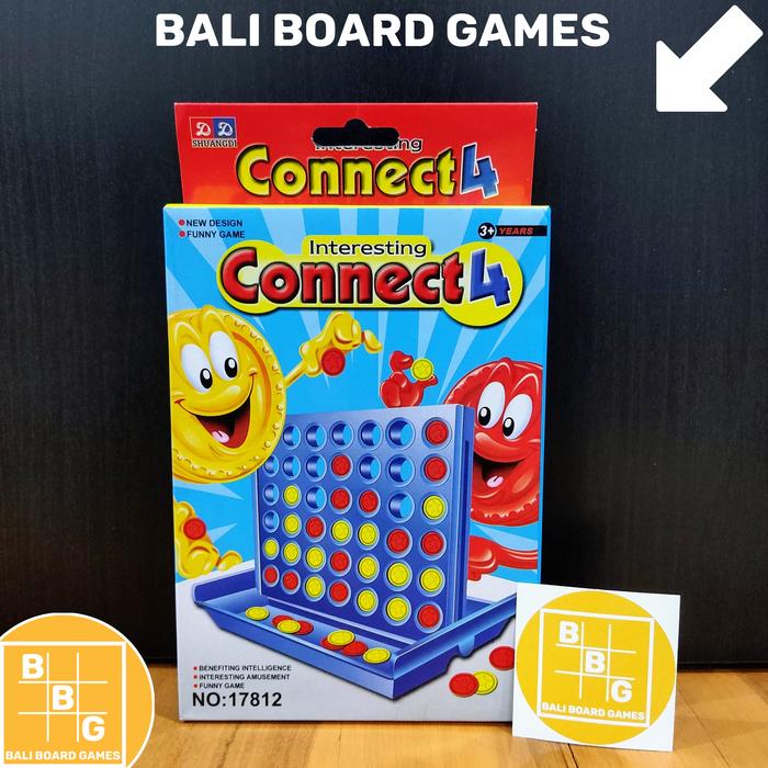 Gambar Connect 4 (Interesting) Board Game - Original - BaliBoardGames - BBG dari Bali Board Games undefined Tokopedia