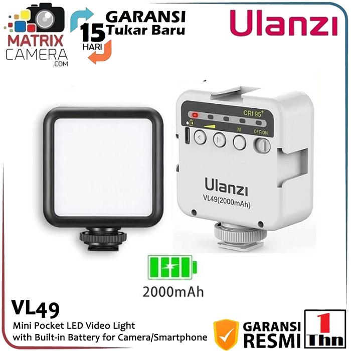 Ulanzi Pocket Led Light Photography Jual Ulanzi VL-49 VL 49 Lampu