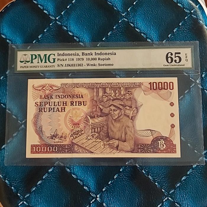 Jual Uang Kuno 10000 Rupiah Gamelan 1979 Pmg 65 Di Seller Rosaria ...