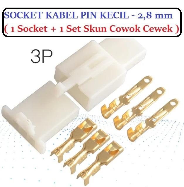 Gambar Soket Socket Kabel Konektor 1 2 3 4 6 9 PIN KECIL 1 SET - 3 PIN dari ALVIN SUPRA97 undefined Tokopedia
