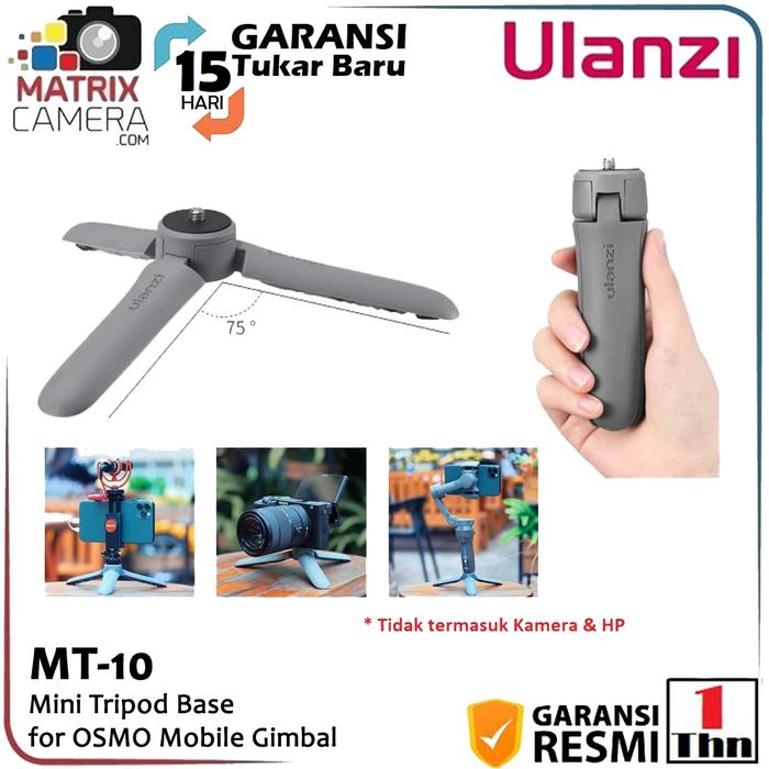 Gambar Ulanzi MT-10 Mini Tripod Base for Osmo Mobile Gimbal Smartphone Camera dari Matrix Camera_NEW undefined Tokopedia