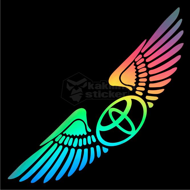 Gambar Sticker Logo Mobil Bersayap. Cutting Sticker Logo Mobil. Sticker Mobil - Toyota dari Kakilima Sticker undefined Tokopedia