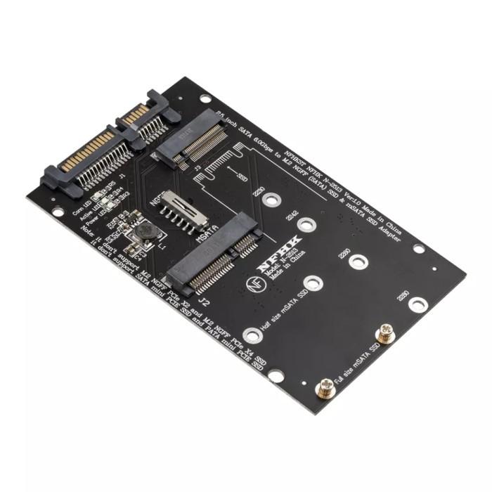 Jual ADAPTER CONVERTER SSD M.2 NGFF SATA to SATA 3.0 6GB/s M2 Laptop ...