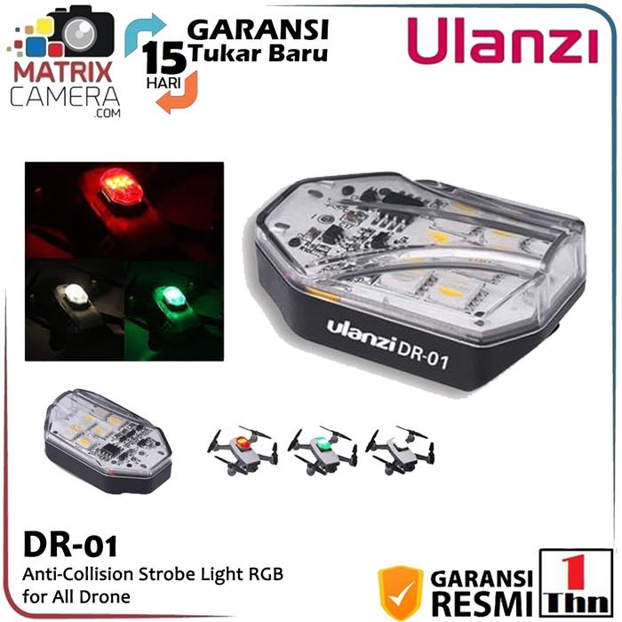 Gambar Ulanzi DR-01 RGB Strobe LED Light for Drone dari Matrix Camera_NEW undefined Tokopedia