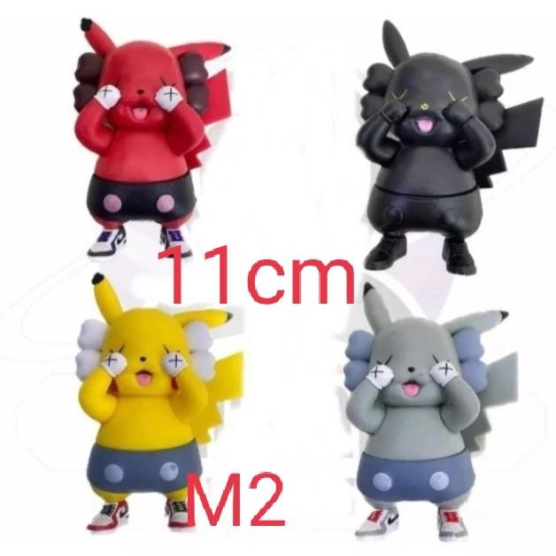 Gambar Pokemon Pikachu Cosplay Kaws Figure set 4pcs dari Lapaku M2 undefined Tokopedia
