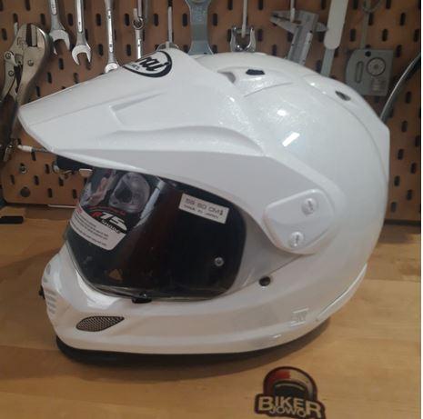 Gambar Helm Arai Tour Cross 3 Full Face Adventure Helmet - Glass White, L dari Biker Jowo undefined Tokopedia